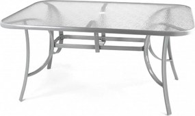 Masa MOSLER, sticla/metal, 150x90x72 cm
