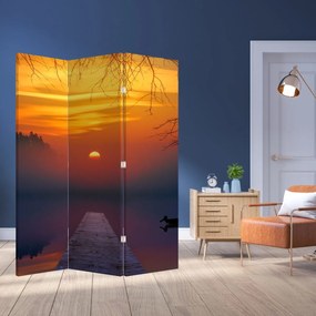Paravan - podul în apus de soare (126x170 cm)