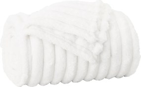 vidaXL Pătura de aruncat Alb 200 x 150 cm Molton