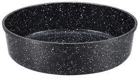 Tava de copt rotunda Oliver Voltz OV54322C32, 32x7 cm, Acoperire ceramica-marmura, Negru