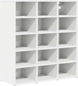 vidaXL Dulap pentru pantofi Alb 77,5 x 30 x 83,5 cm Lemn compozit