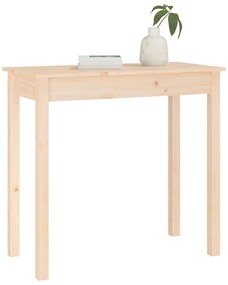 Masa consola, 80x40x75 cm, lemn masiv de pin Maro, 80 x 40 x 75 cm, 1