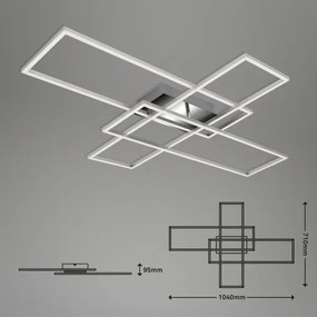 Lustră LED dimabilă aplicată FRAME LED/50W/230V Briloner