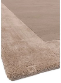 Covor maro deschis handmade din amestesc de lână 160x230 cm Ascot – Asiatic Carpets