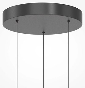 Lustra cu 3 pendule LED, Sticla, Multicolor, Misterio