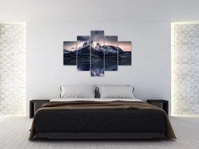 Tablou lacul cu munte (150x105 cm)