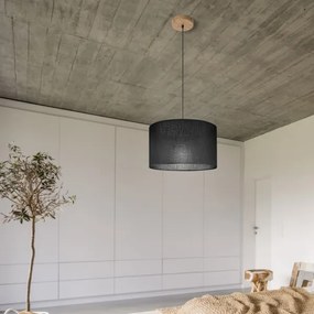 Lustră pe cablu Brilagi ANTHONY 1xE27/60W/230V stejar/negru