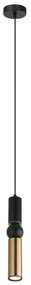 ITALUX PND-14290-1-BK-BRO - Lustră pe cablu ISIDORA 1xGU10/25W/230V negru/bronz