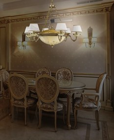 Candelabru din alama design italian 6422