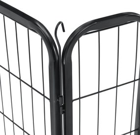 Juskys Pix metalic pentru catelusi - 160×160×60 cm