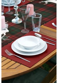 Set de Crăciun de 4 suporturi de farfurie și un napron 140x45 cm American Servis - Mila Home