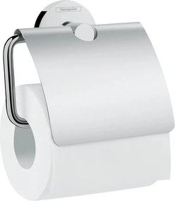 Suport hartie igienica cu aparatoare crom Hansgrohe Logis Universal
