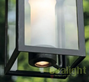 Stalp iluminat exterior din fier forjat, inaltime 246cm, AL 6701