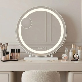 Oglindă LED MAKE-UP White 50 cm