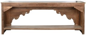 Consola sculptata, natur, din lemn masiv, Imperial