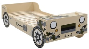 244013 vidaXL Pat off-road pentru copii, camuflaj, 90 x 200 cm