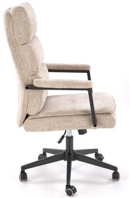 Scaun de birou Adriano stofa bej H110 cm