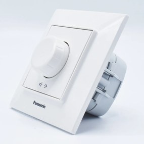 Variator rotativ , 20-500W, IP20, Alb, Panasonic Arkedia Slim
