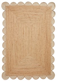 Covor în culoare naturală din iută 160x230 cm Savannah Jute – Think Rugs