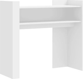 vidaXL Masă consolă, alb, 100x35x90 cm, lemn prelucrat