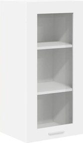 vidaXL Dulap suspendat cu depozitare Alb 40 x 31 x 80 cm Lemn compozit