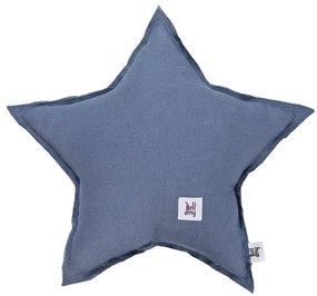 Perna decorativa din in Culoare Albastra, STAR NAVY