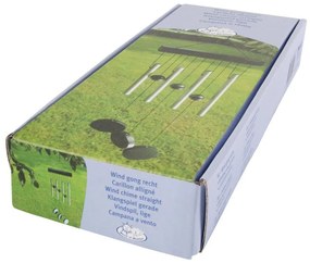 Clopoței de vânt Esschert Design, 58 cm, argintiu