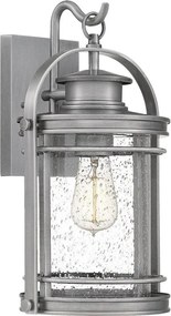 Quintiesse QN-BOOKER-M-IA - Lampă de perete pentru exterior BOOKER M 1xE27/60W/230V IP44 crom mat