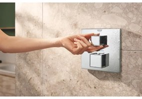 GROHE 34879000 - Sistem de duș încorporat PRECISION CUBE 310 × 310 mm, crom
