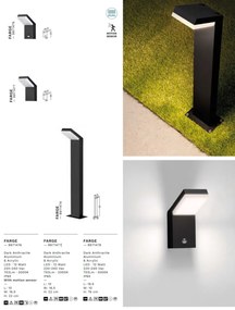 Stalp LED iluminat exterior IP65 FARGE