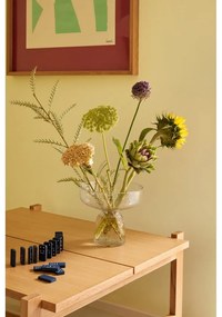 Vază din sticlă lucrată manual (înălțime 19 cm) Aino – Hübsch