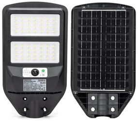 Lampă LED stradală solară cu senzor Aigostar LED/70W/3,2V 4000 mAh IP65 6500K + telecomandă