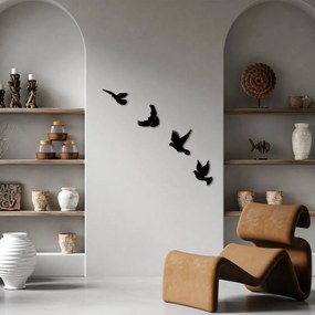 Accesoriu decorativ de perete metalic Pigeons - 293