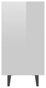 Servantă, alb extralucios, 103,5x35x70 cm, pal
