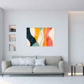 Tablou - Ilustrație colorată minimalistă II. (90x60 cm)