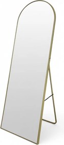Oglindă mare de podea FRAM, 150 x 50 cm, aurie