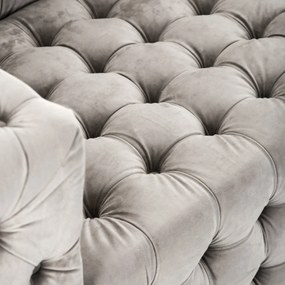 Canapea capitonata design clasic, cu tapiterie din catifea, Luzy 21710 VH