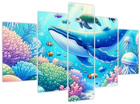 Tablou – Lume subacvatică (150x105 cm)