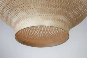 Lustra suspendata Eco, Bambus, Barbados natural, XL