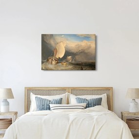 Tablou - William Turner, Fishing Boats with Hucksters Bargaining for Fish, reproducere (90x60 cm)