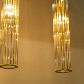 Lustra cu 4 pendule design modern ARIA alama periata