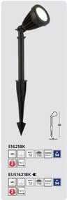 Proiector cu tarus, iluminat exterior LED IP54 Spikey