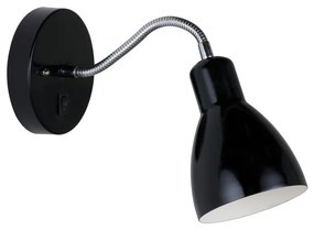 Lampă de perete Nordlux CYCLONE 1xE14/15W/230V negru