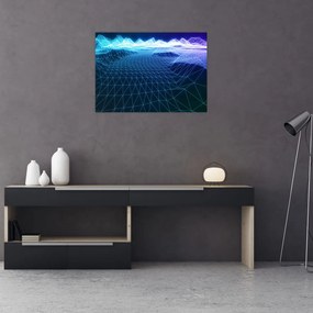 Tablou - Munți în model de calculator (70x50 cm)