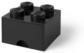 Cutie pătrată pentru depozitare LEGO®, negru