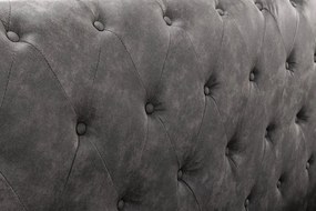 Pat dublu tapitat Kensington 160x200cm, gri inchis A-6540605 VC