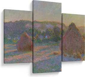 Tablou - Claude Monet, Stacks of Wheat (End of Summer) , reproducere (90x60 cm)