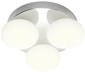 Redo 01-4306 - Plafonieră LED pentru baie OVUM, 3 x 5 W, 230 V, IP44, crom