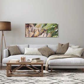 Tablou cu veverița în copaci (120x50 cm)