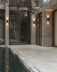 Aplica LED iluminat exterior IP65 Badia corten